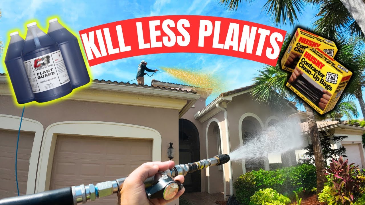 Untold tips to keep plants SAFE when SOFT WASHING