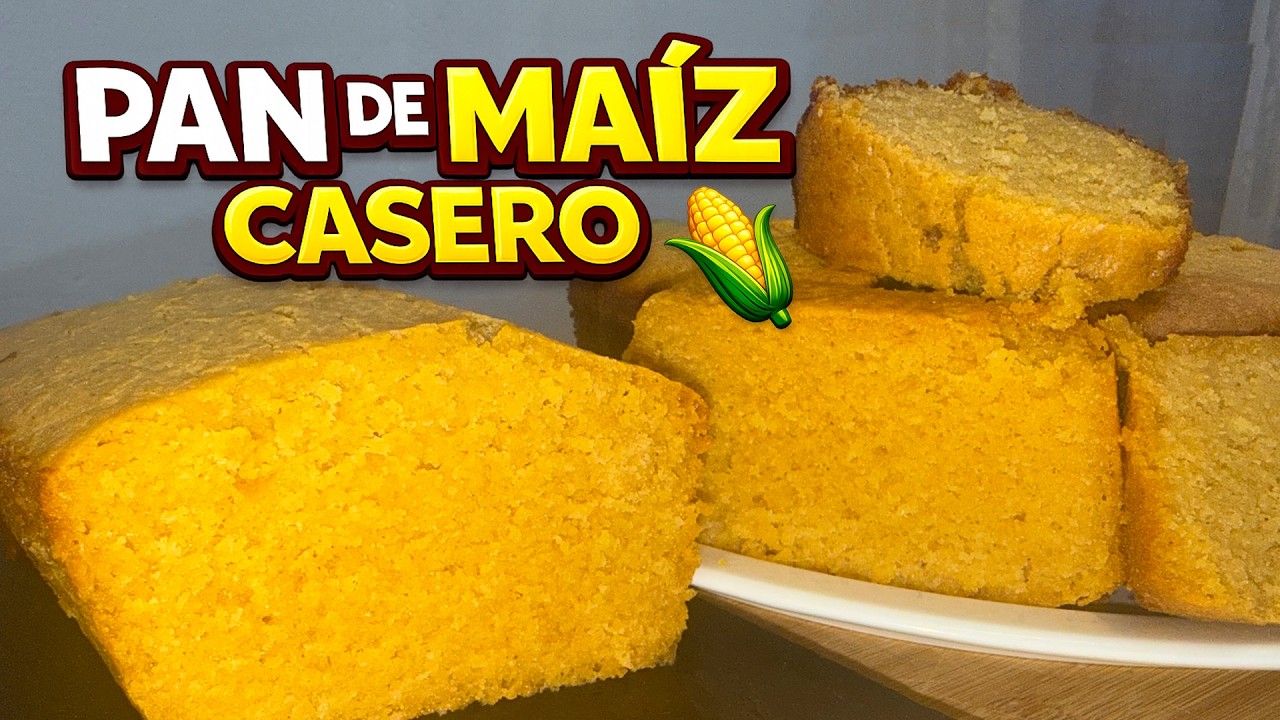 Pan De Maíz DOMINICANO 🤤🌽 l Receta Fácil y Deliciosa