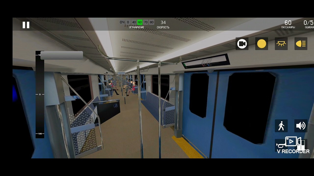 Minsk Subway Simulator | Зеленолужская линия | Stadler М110/M111