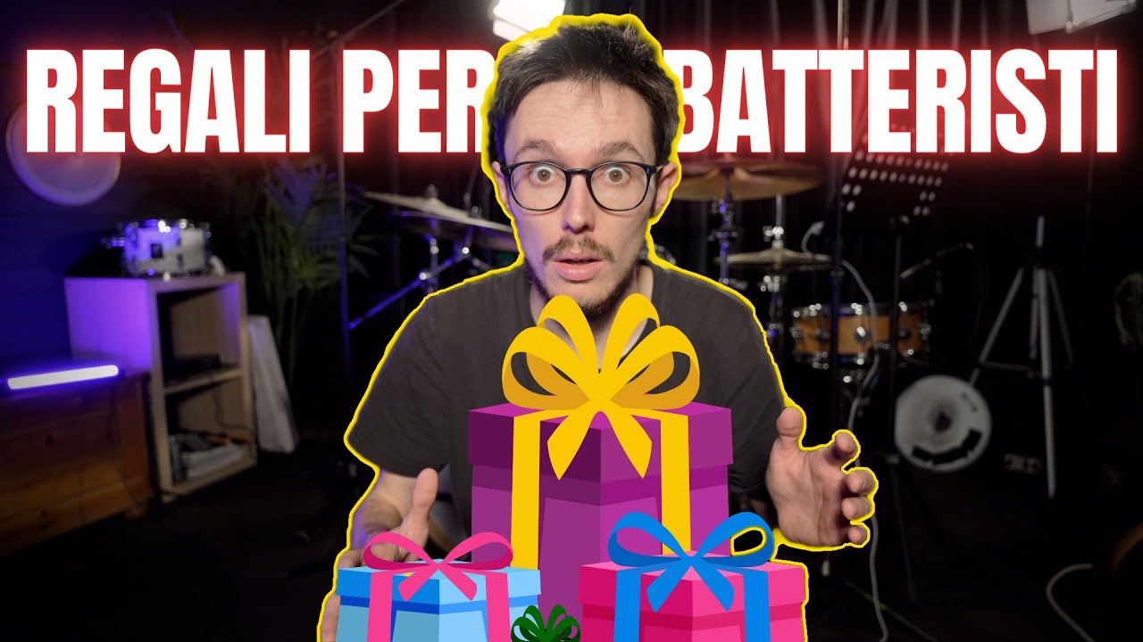 7 IDEE REGALO per BATTERISTI | Cosa REGALARE a un BATTERISTA