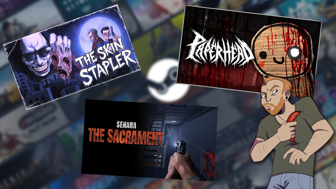 What Even Are These Steam Demos? - THE SKIN STAPLER, PAPERHEAD, SENARA THE SACRAMENT