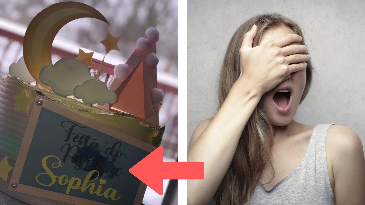 **NÃO MANCHAR** topo de bolo, COMO?