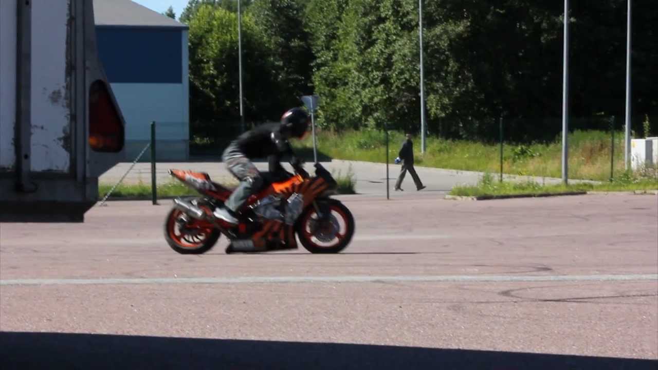 Biker24 Stunt-Team practice session