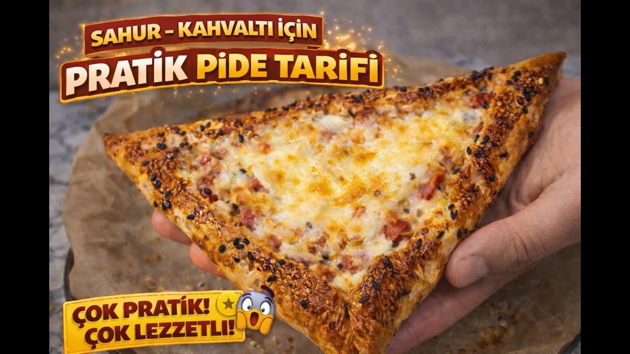 Hamur Yoğurmadan Sahur Pidesi | Lavaşla Pratik ve Doyurucu Tarif