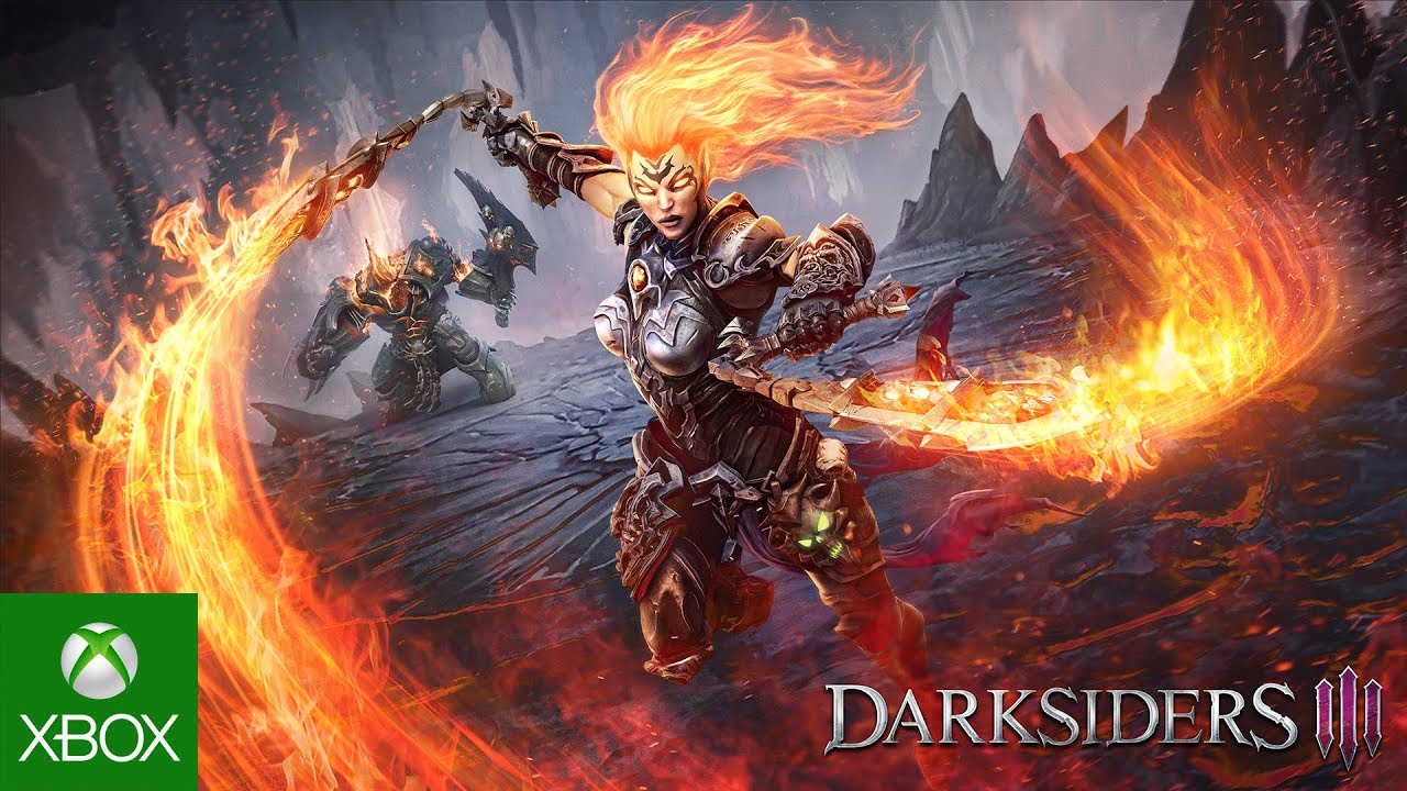 Darksiders III unveils new gameplay and Fury in her fire form.