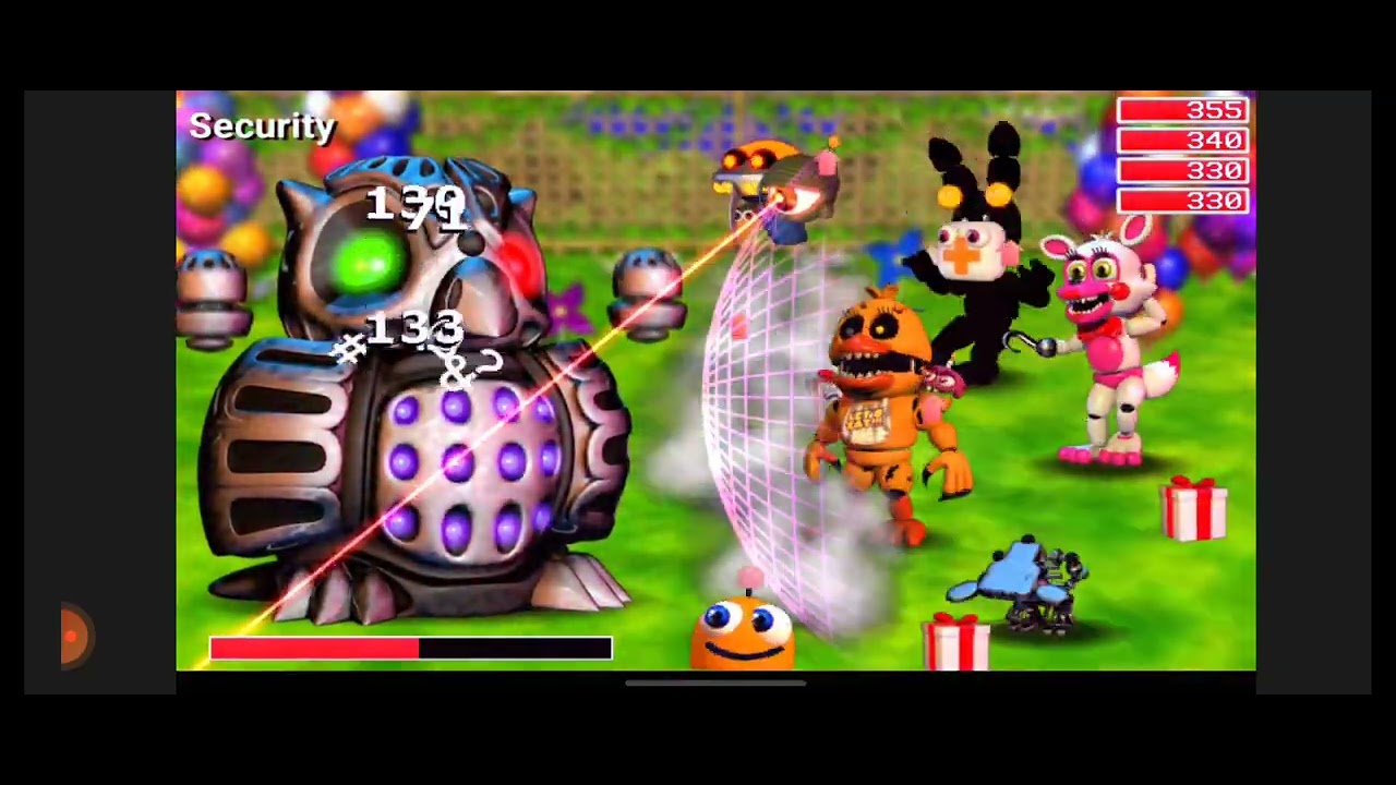 How to beat security owl easy(Fnaf world)