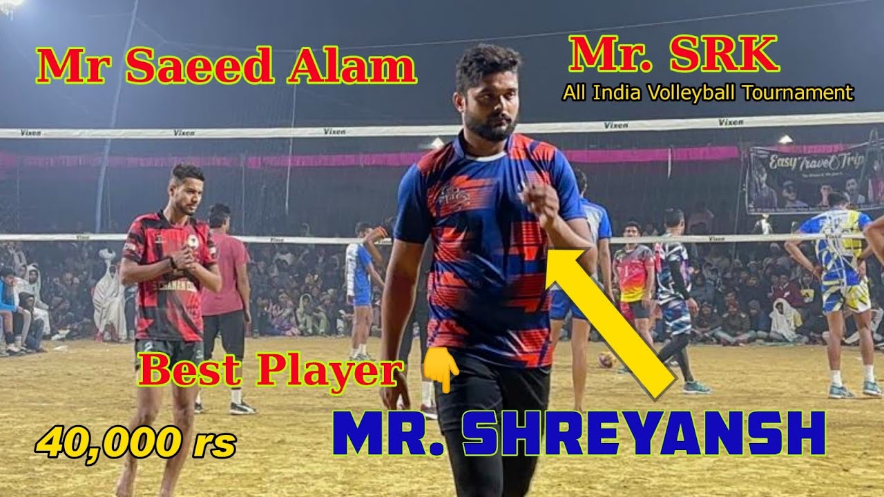 Set.1👉Asif Ankola🆚Saeed Alam & SRK Azamgarh ✅Daiman Culab | All India@indianvolleyball4461