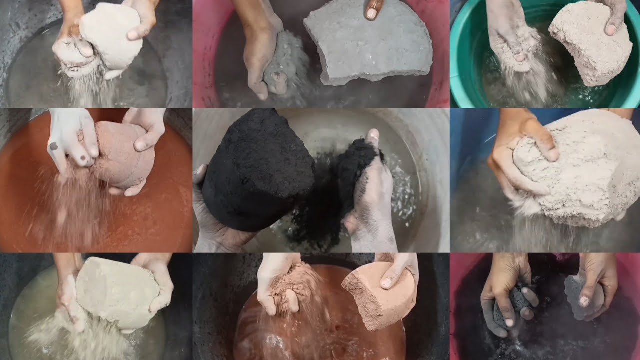 Compilation Video of Soft Dusty Multiple Textures💦Crumbling ASMR