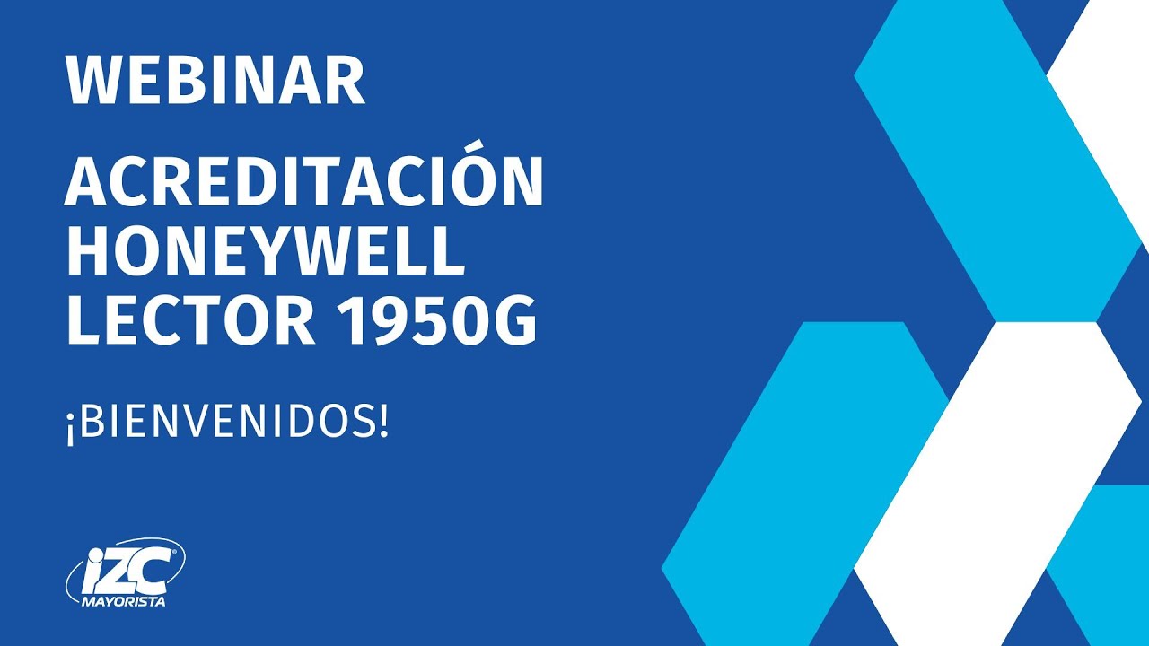 EZCONFING LECTOR HONEYWELL 1950G - ACREDITACIÓN PARA DISTRIBUIDORES.