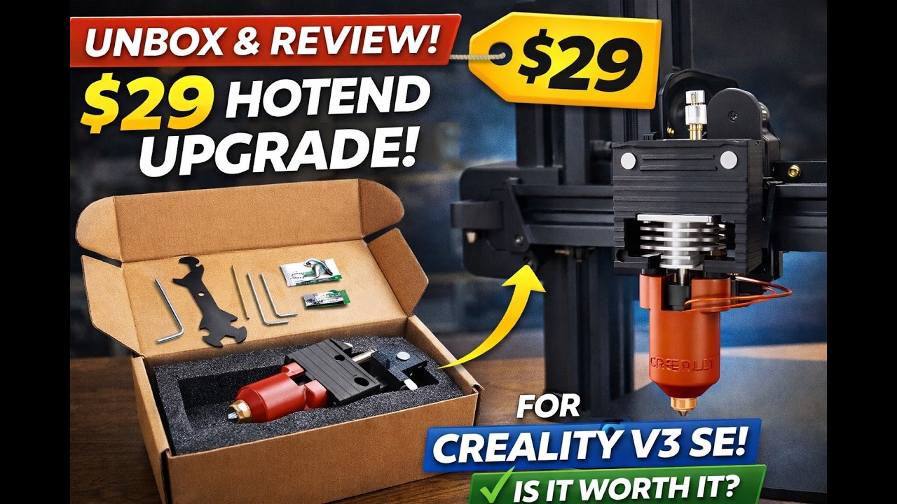 Cheap & Easy Hot End Upgrade – Creality Ender 3 V3 SE