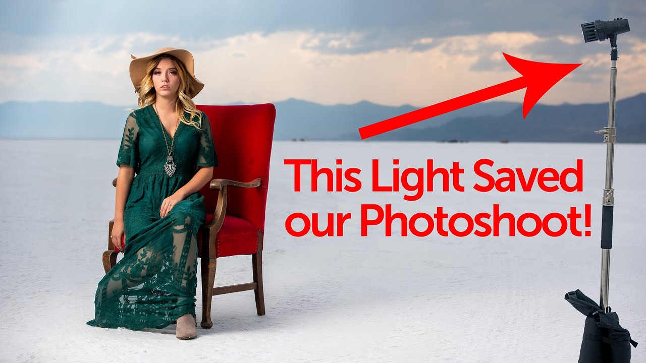 This LED light saved our photoshoot! We couldn't believe it!!!