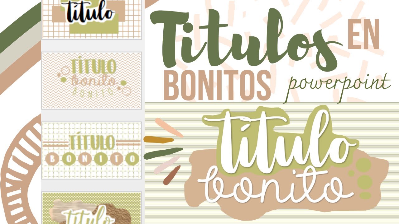 Títulos Bonitos en Powerpoint 💜✨ Fernanda