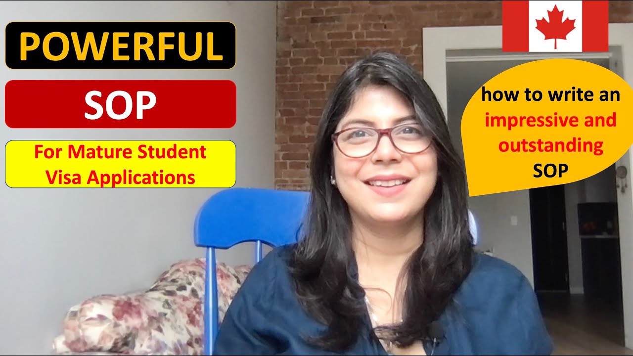 Write Powerful SOP for Mature Students Study Visa Application