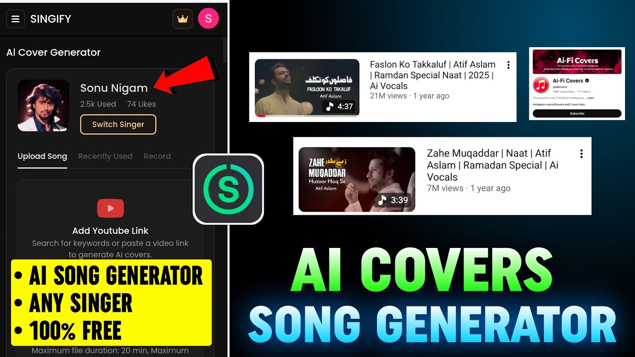 Ai Se Song Kaise Banaye FREE | How To Create Song with Ai | Ai Song Generator | Ai Song Editing