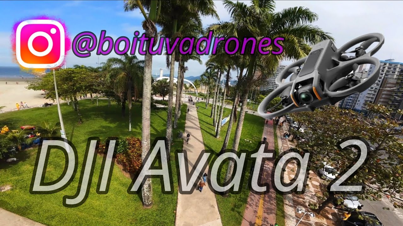 V&ocirc;o com DJI Avata 2 no Quebra-mar em Santos SP. @boituvadrones