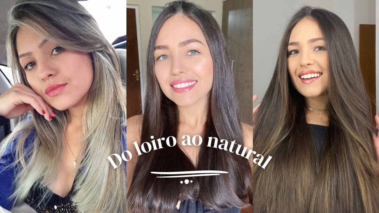 COMO RECUPEREI MEU CABELO** TRANSIÇÃO CAPILAR DO LOIRO AO NATURAL - COM FOTOS