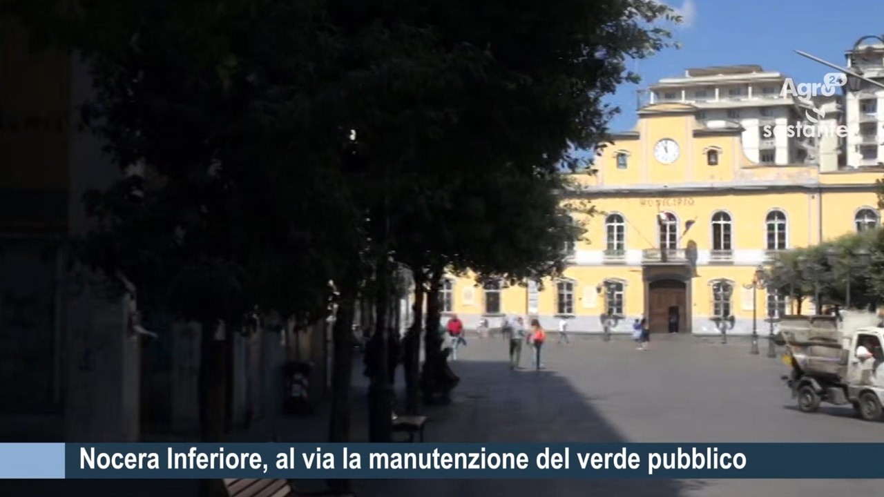 Nocera Inferiore, al via la manutenzione del verde pubblico