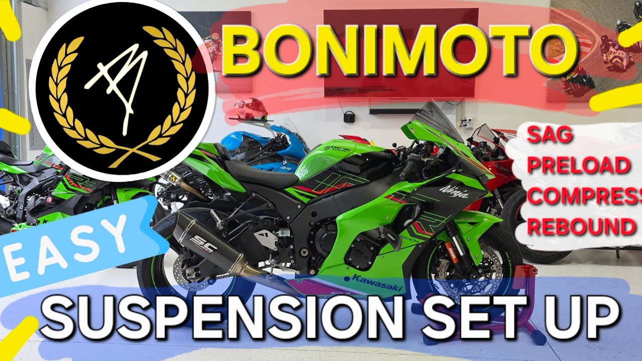 Sport bike suspension set up @Bonimoto ZX10R ZX4RR