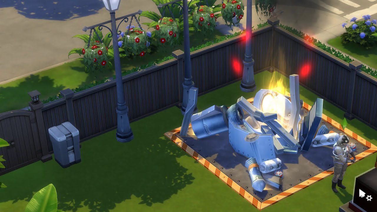 Sims 4 - Rocket Crash