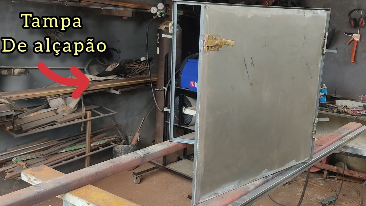 como fazer porta de alçapão