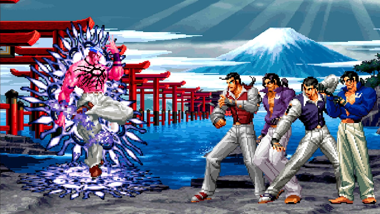 [KOF Mugen] Orochi Yamazaki vs Robert Garcia Team