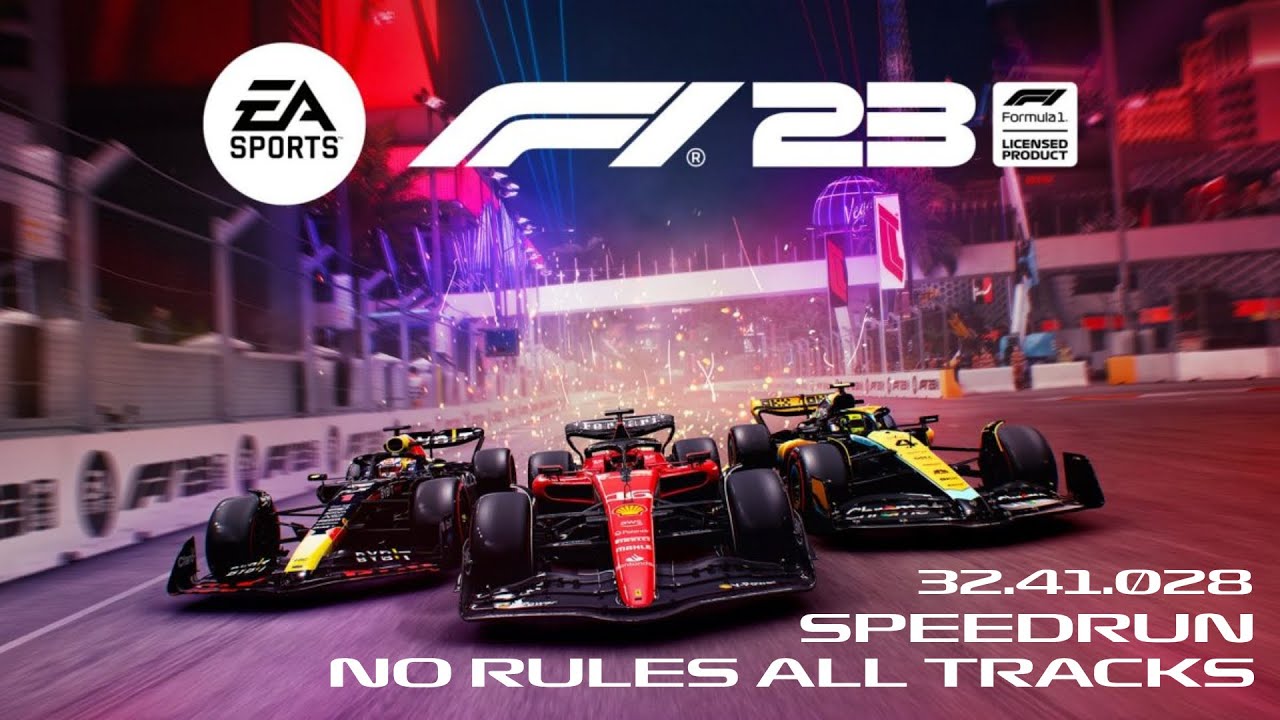 F1 23 - All Tracks No Rules Speedrun (32:41.028)