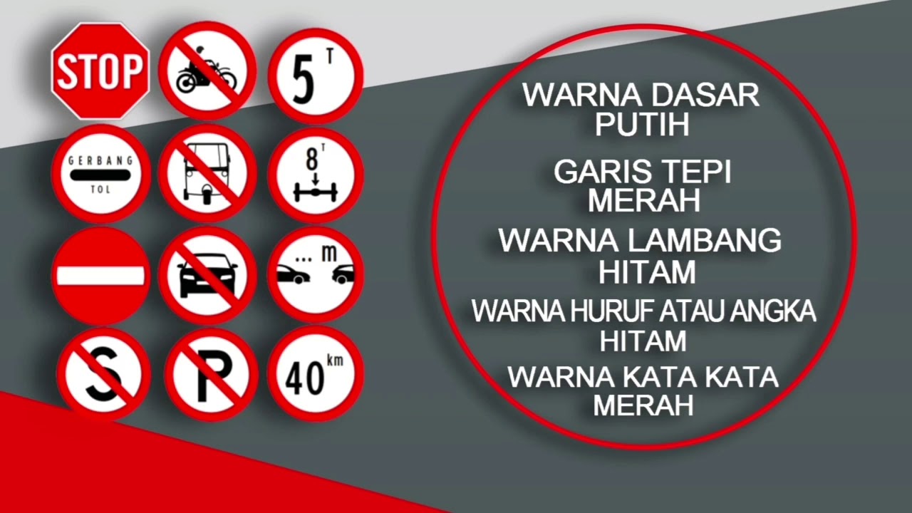 FUNGSI DAN ARTI TANDA RAMBU LALU LINTAS YANG BIASA KITA JUMPAI DI JALAN