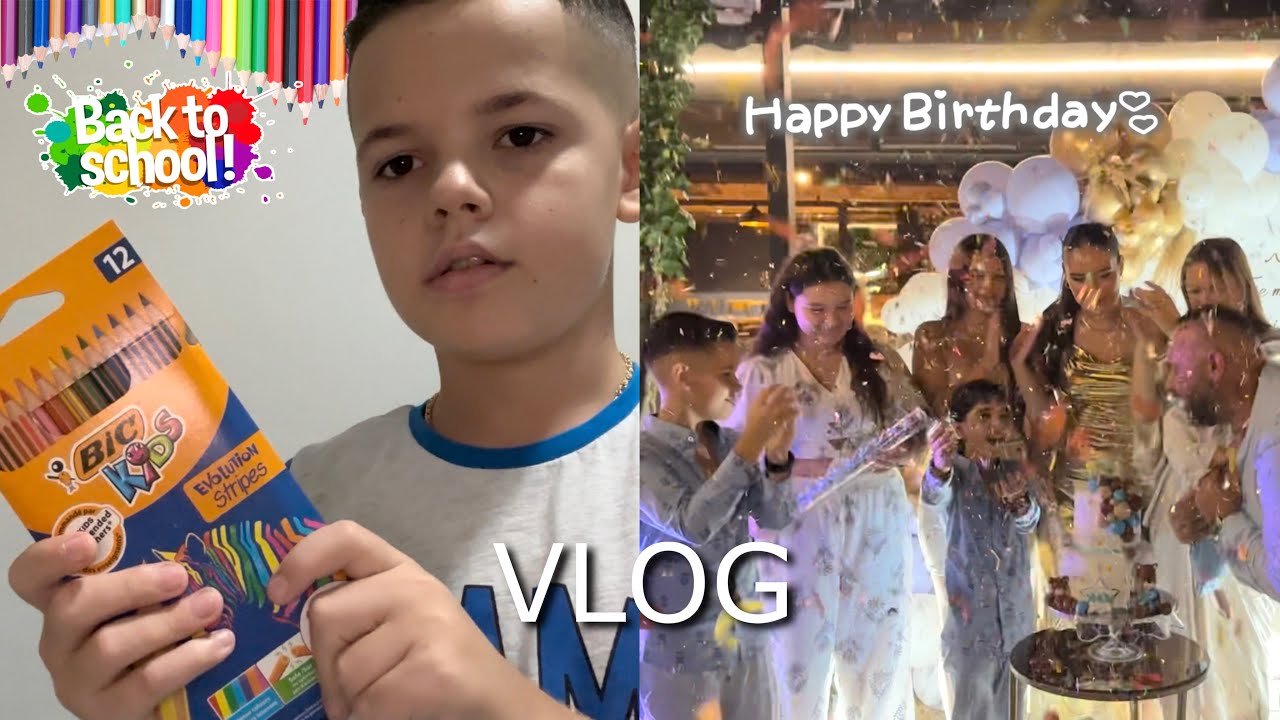 Back to school 📚 // 1-Vjetori i Xhonit, festa e madhe 🥳 | NOEL HO