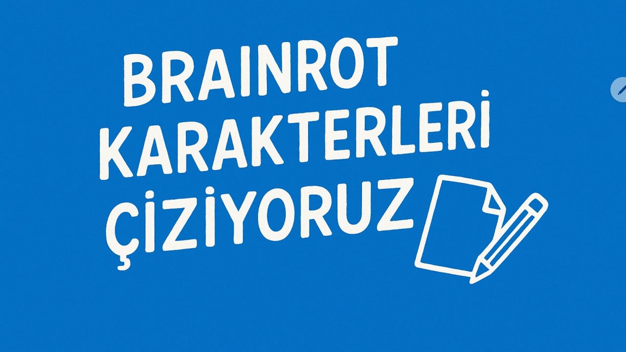 Roblox 🎥 brainrot karakterleri çizdik 