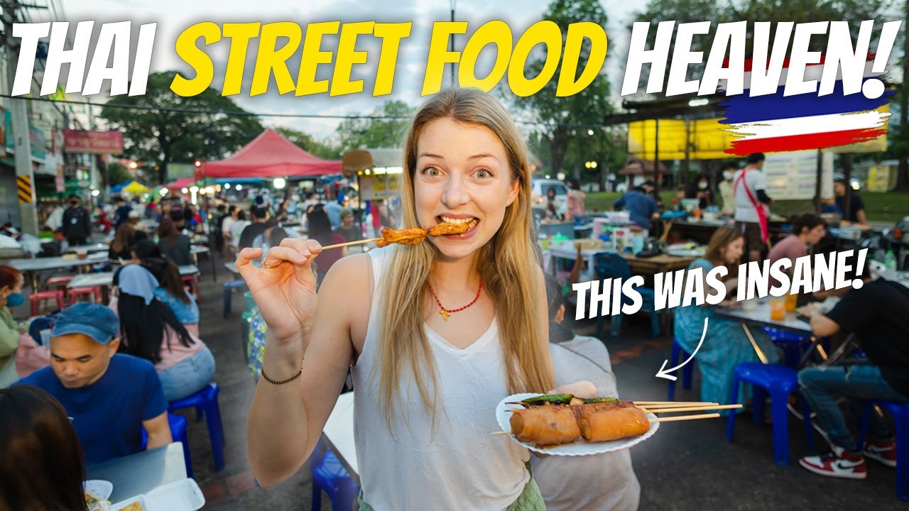 STREET FOOD HEAVEN IN THAILAND! 🇹🇭 This Night Market is DELICIOUS!