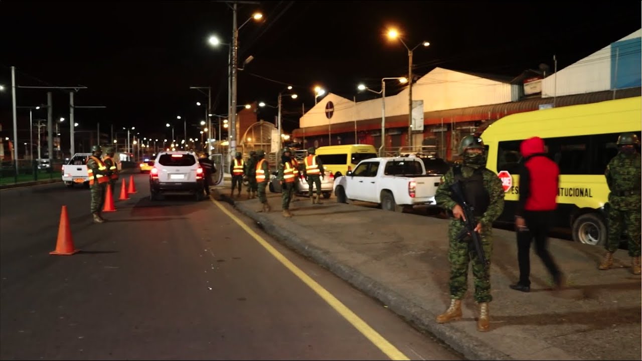 Operativo en la Feria Libre, un sector conflictivo de Cuenca