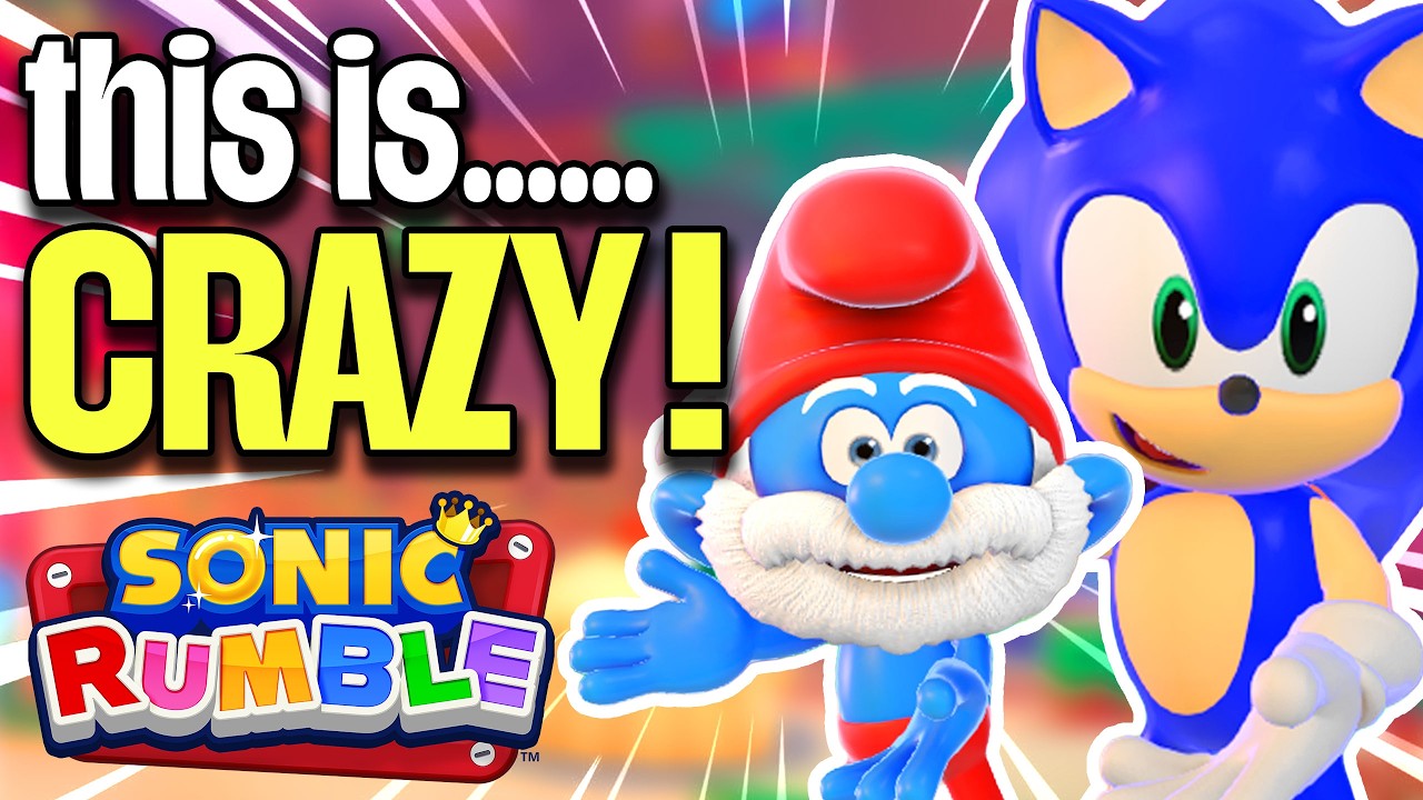 ВСЁ, ЧТО ВАМ НУЖНО ЗНАТЬ о кроссовер-событии со Смурфиками в Sonic Rumble Party!
