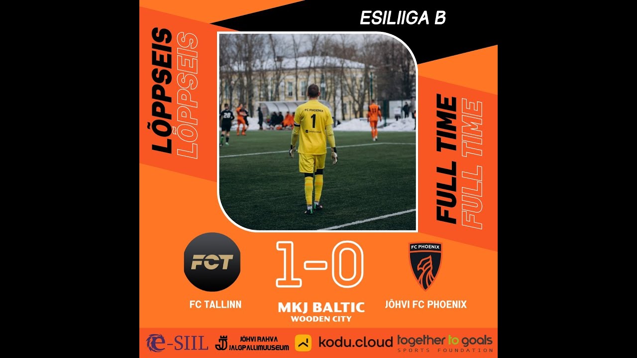 Highlights Esiliiga II üleminekumäng: FC Tallinn (1-0) Jõhvi FC Phoenix