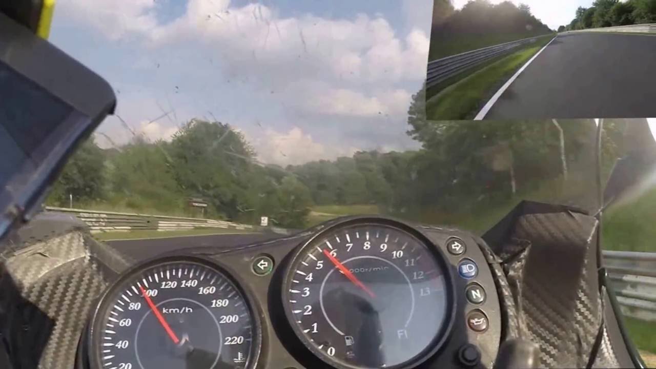 08.06.2016 - Nurburgring Nordschleife - Kawasaki Er6F lap.2