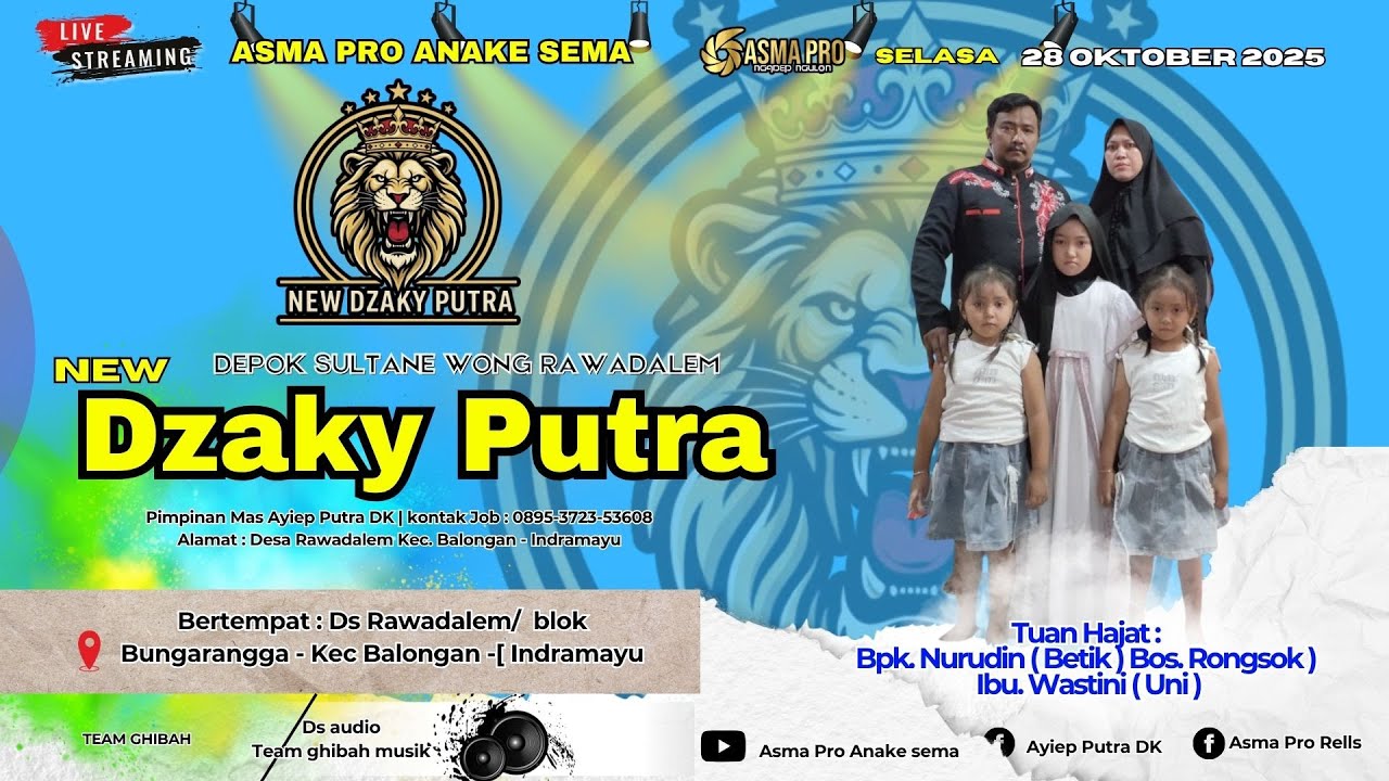 LIVE | ORGAN DANGDUT NEW DZAKY PUTRA | 28 Oktober 2025