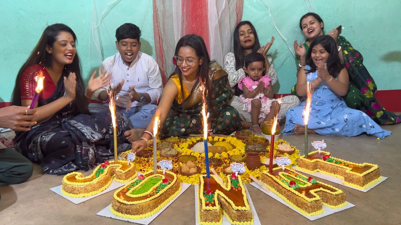Happy Birthday My bou special lunch 🎉 সবার সামনে আমাকে kiss করে দিল |  @BarasatPrankGirl
