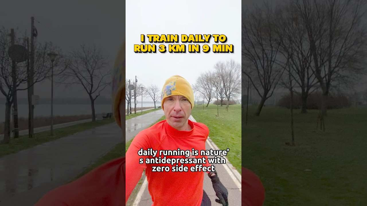 Daily running is nature’s antidepressant with zero side effects.