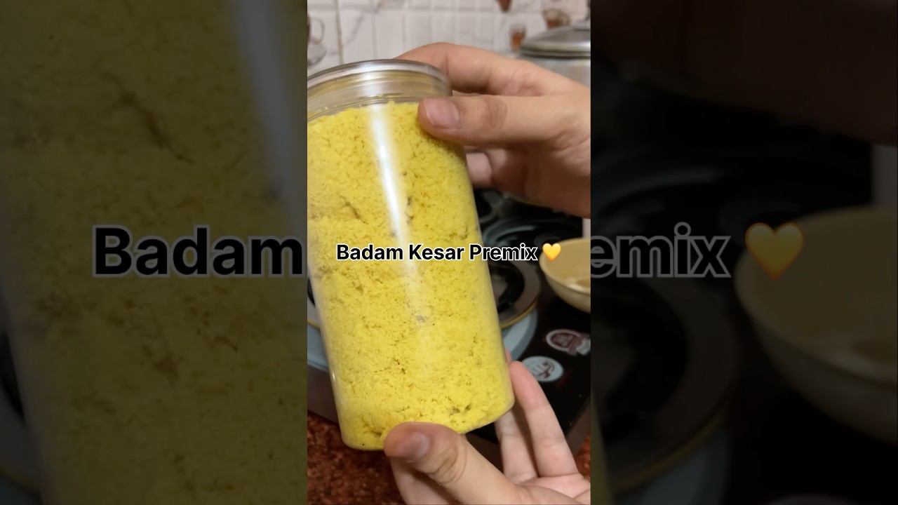 Quick & Healthy Winter Drink – Badam Kesar Mix 