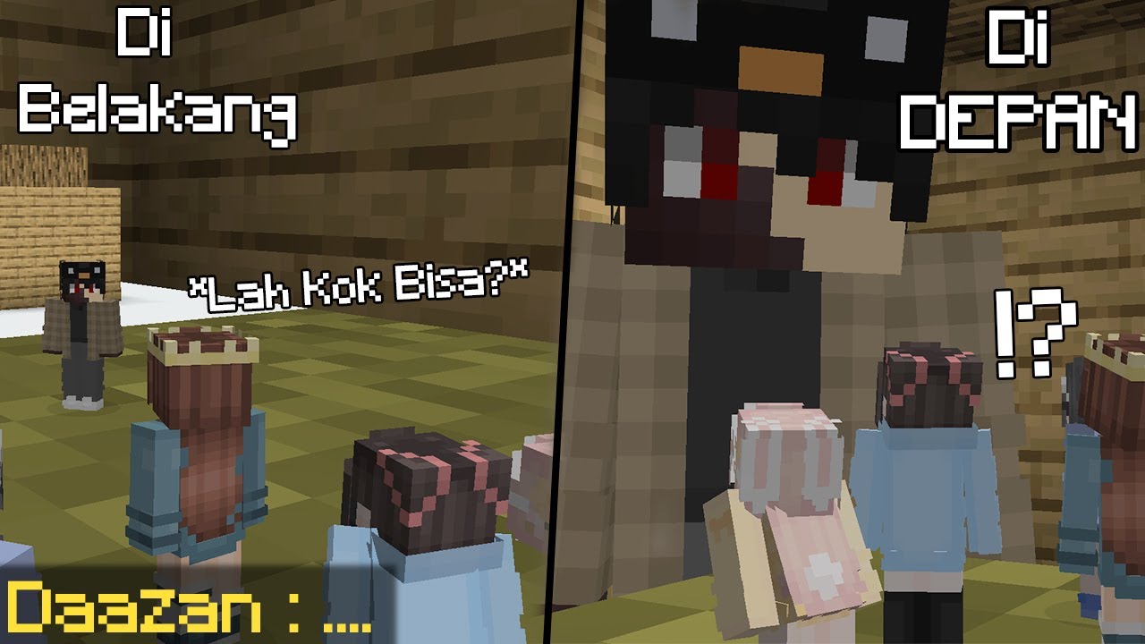 Aku Ngerjain Teman Ku Dengan Ilusi Minecraft Ini... *Pusing*