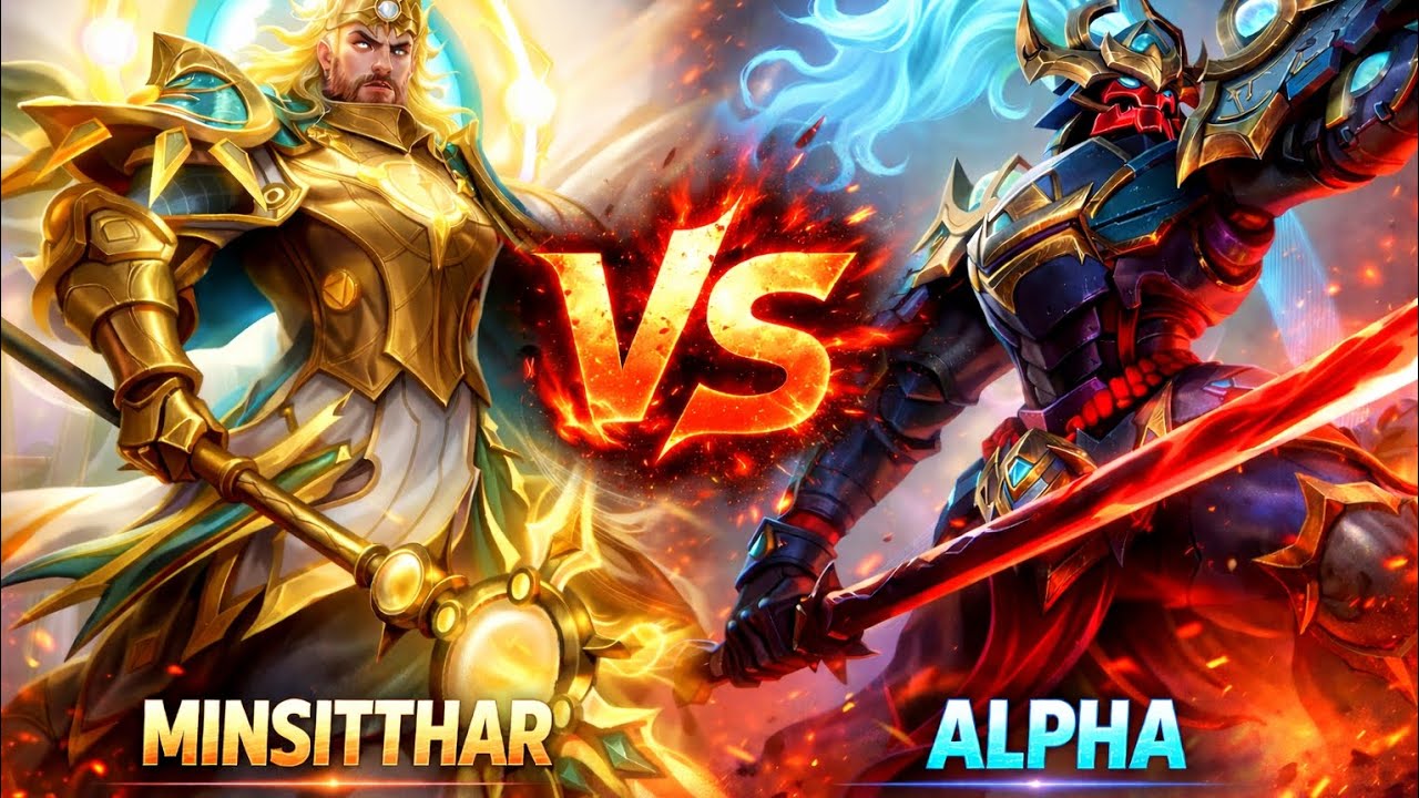 ⚔️ Minsitthar vs Alpha | Epic Brawl Mode Clash | MLBB ⚡️ #MobileLegends #MLBBGameplay #MLBBShorts 