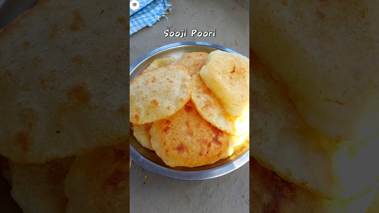Sooji Poori Recipe #shorts #poori