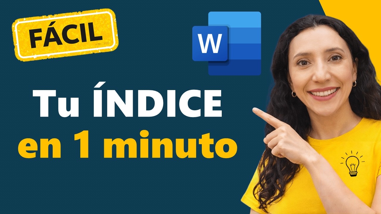 Tu índice en Word fácil y rápido - Investigar es fácil 😎