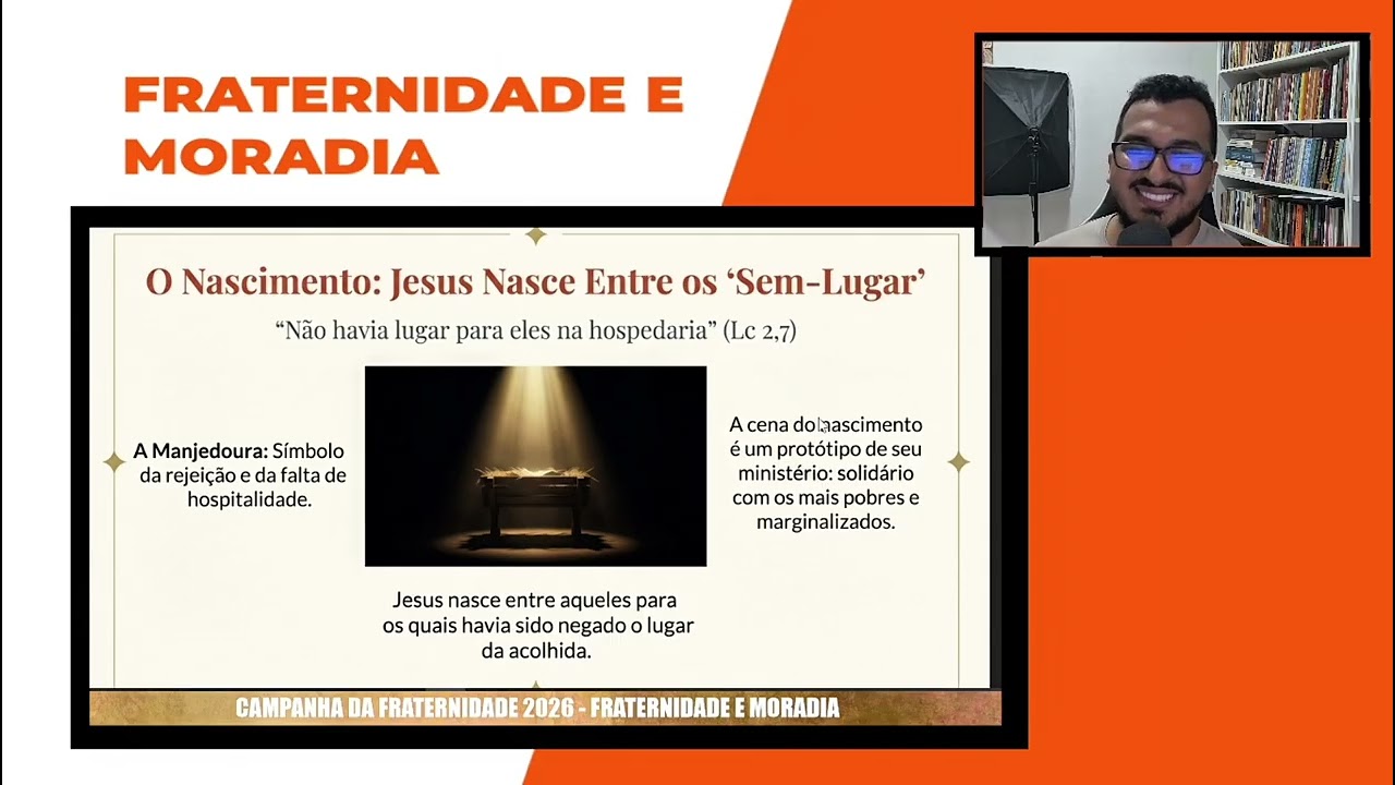 Curso Campanha da Fraternidade 2026 | Fraternidade e Moradia | Aula 03
