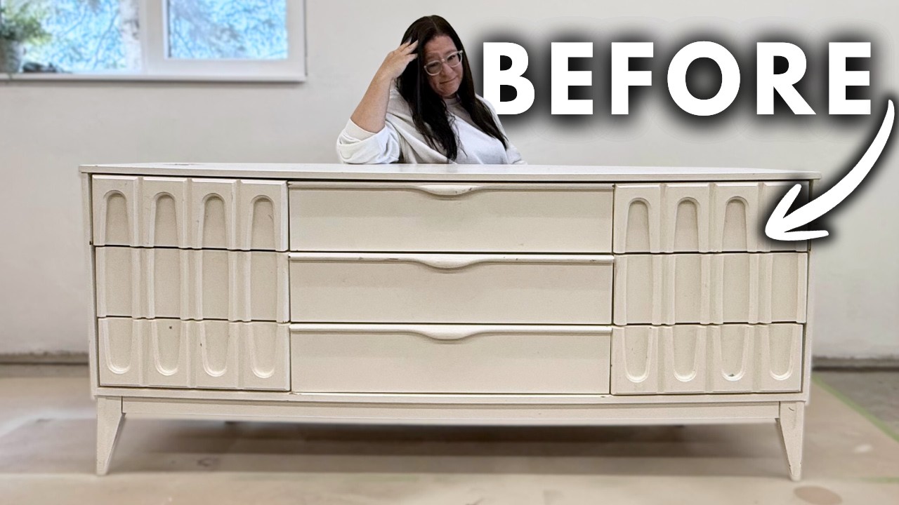 Watch Me Struggle Through This 1970s Dresser Restoration 😅