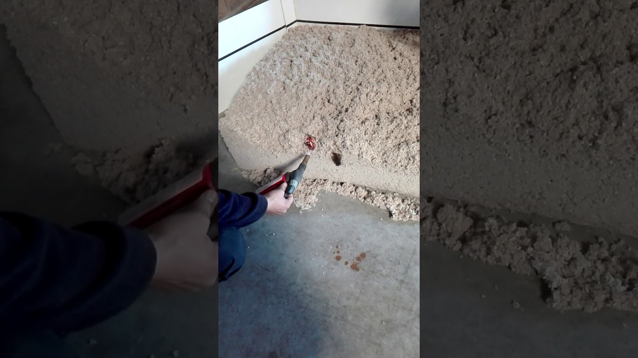 Isolant : test de feu sur de la ouate de cellulose