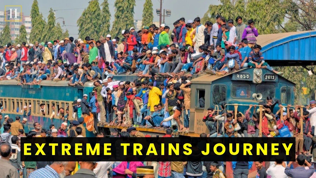 Great Eid Rush On Extreme Overcrowded Trains In Bangladesh | Human Documentary