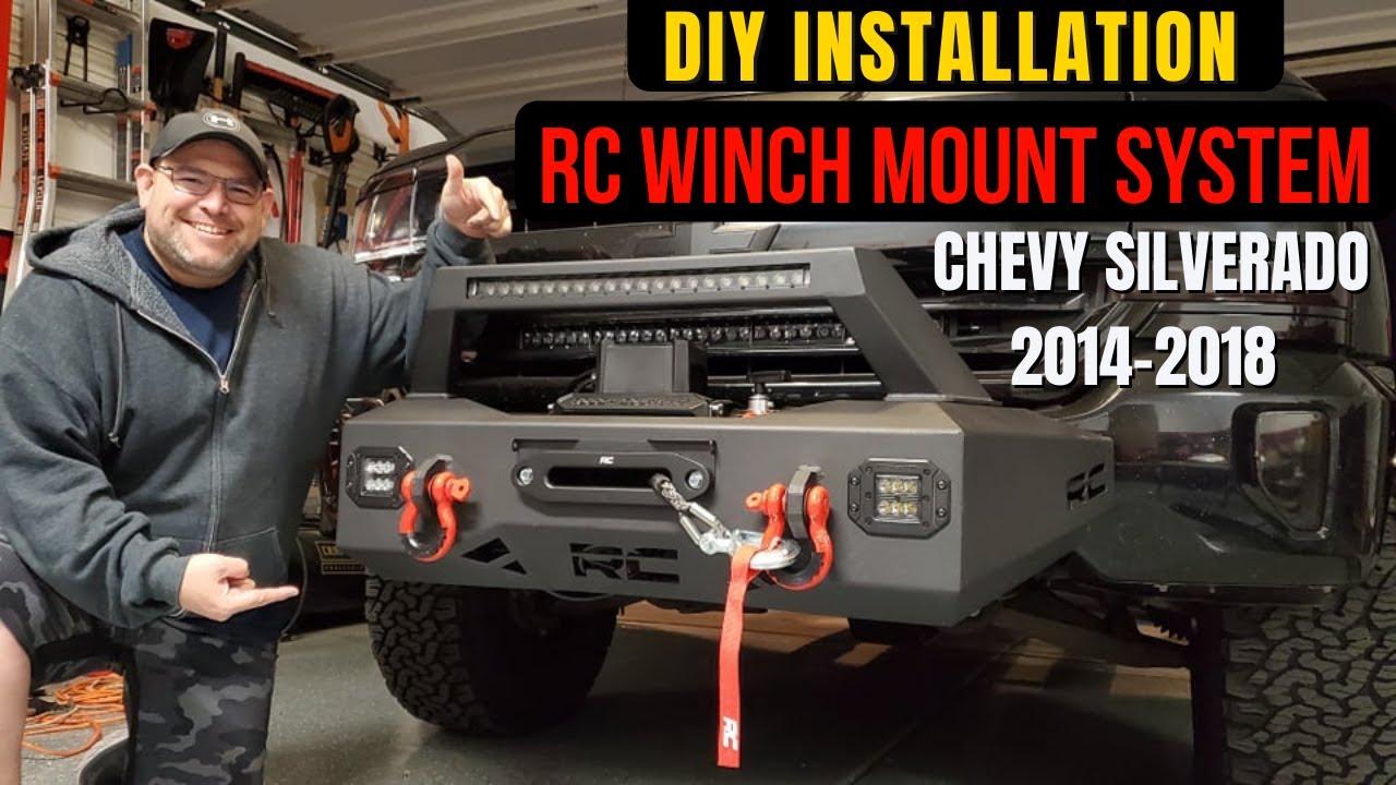 DIY: How To Install EXO Winch Mount System + 12000LB PRO Series Electric Winch on a Chevy Silverado