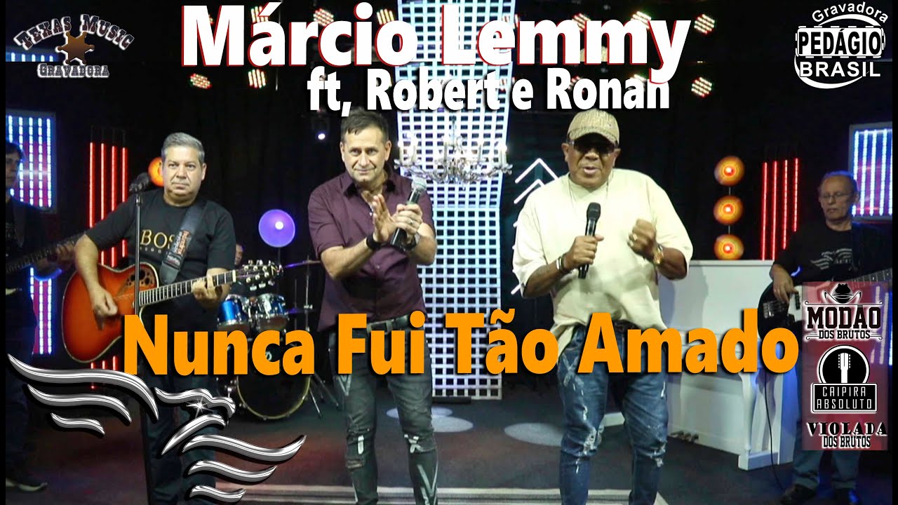 Nunca Fui T&atilde;o Amado - M&Aacute;RCIO LEMMY - ft. Robert e Ronan (V&iacute;deo Extra&iacute;do - M&aacute;rcio Amado - Vol. 02)