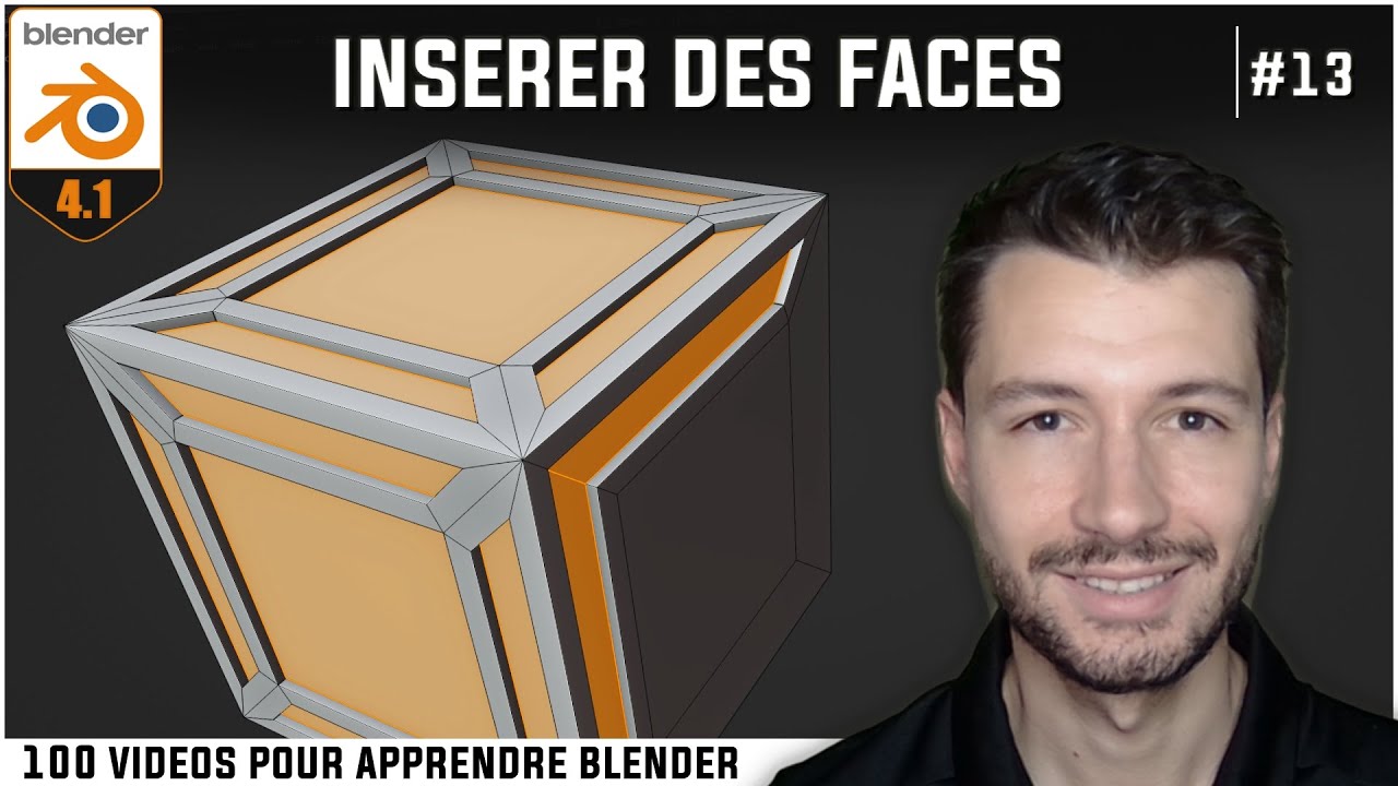 #13 | INSERER DES FACES AVEC INSET - Apprendre Blender en 100 vidéos [TUTO FR]