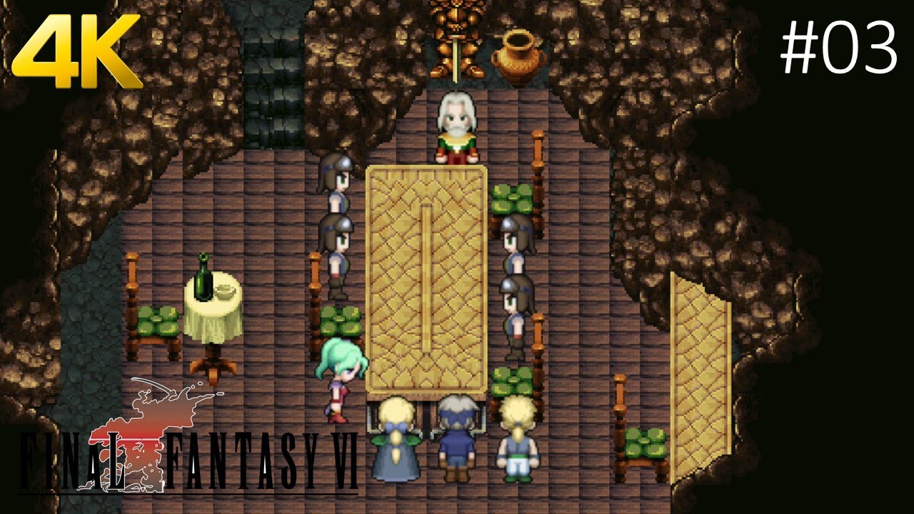 Final Fantasy VI (Steam 2015) #3 The Returners Hideout (4k Nostalgia Mod)